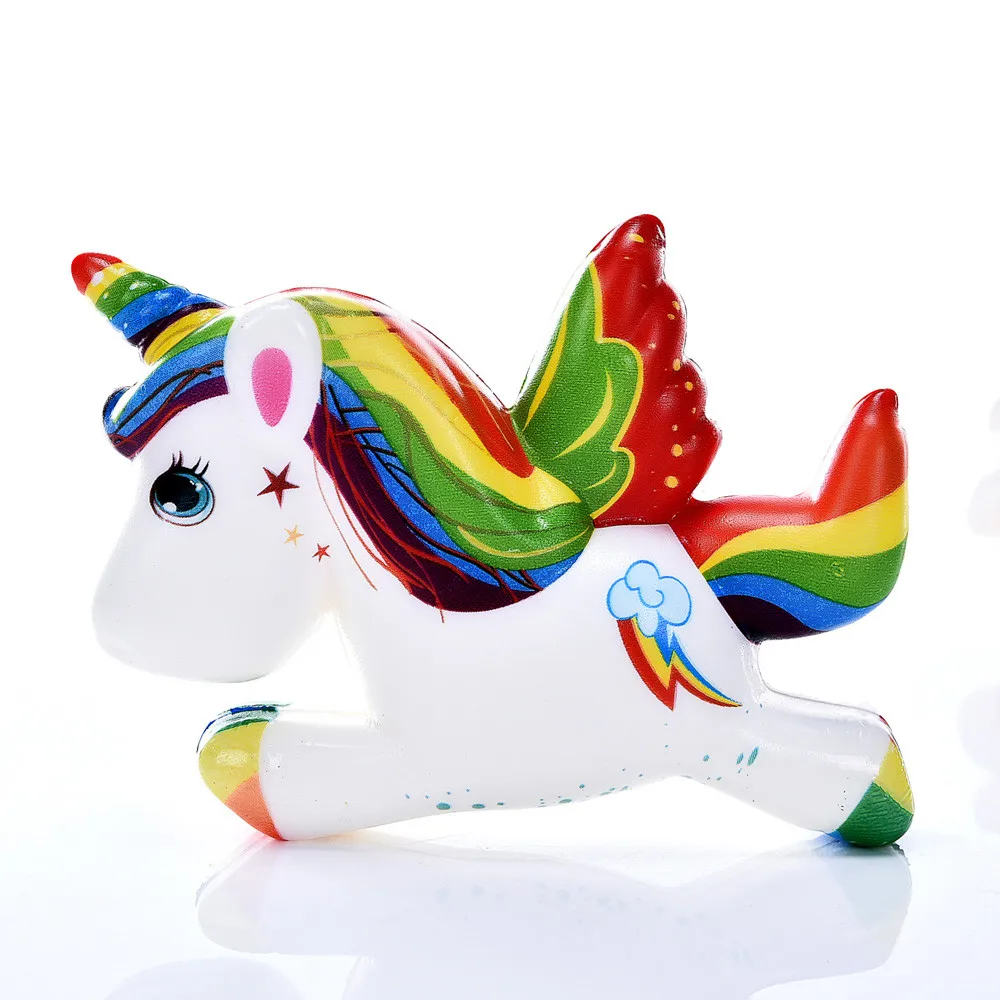 Cute Unicorn Kawaii Squishy Slow Boost Cartoon Doll Cream Scented Tightening De pression Toy Best Christmas Birthday Gift kid in Gags & Practical Jokes