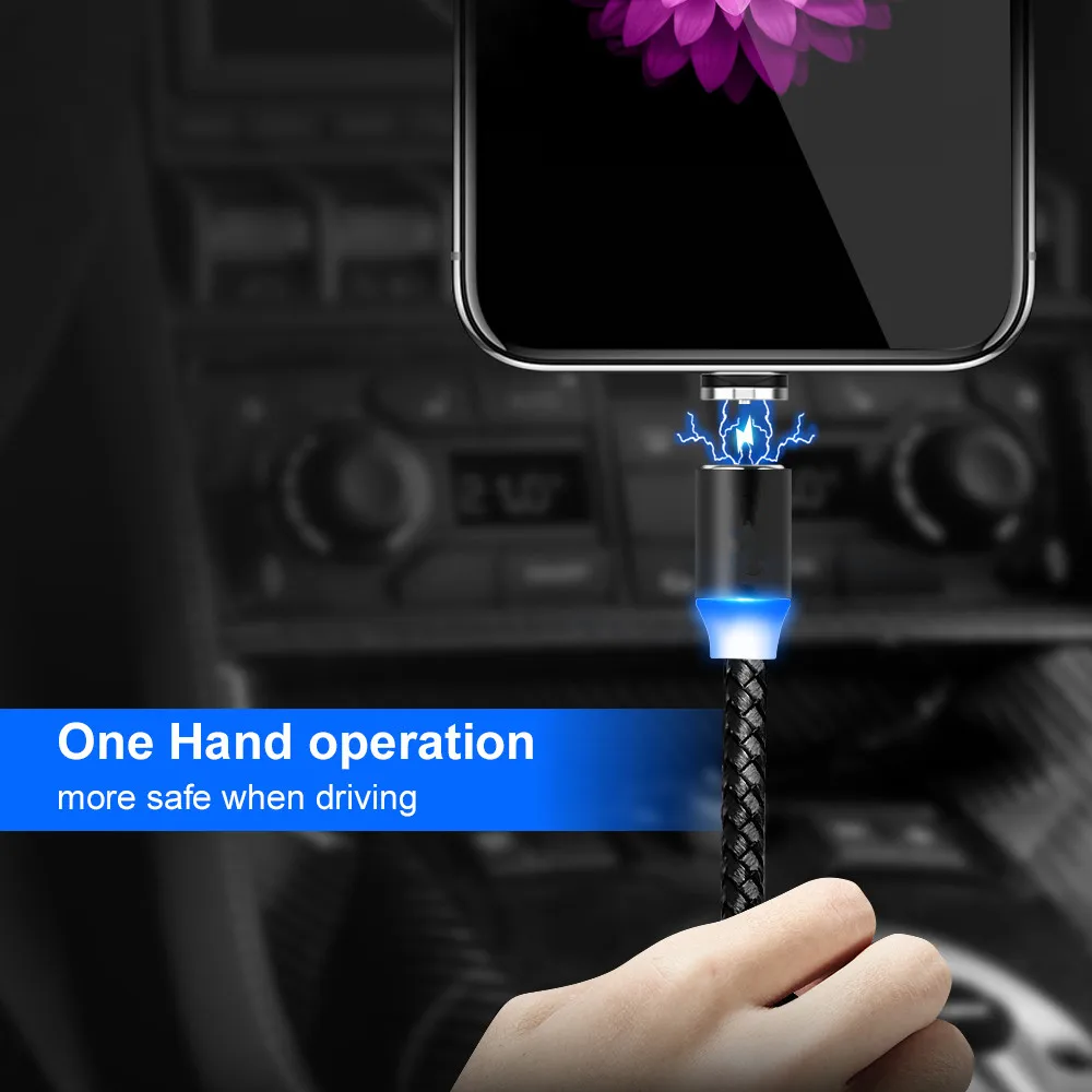 Магнитный кабель Micro USB QC 3 0 быстрое зарядное устройство для Samsung A10 Huawei Y5 Y7 Y9 Honor 8X ZTE
