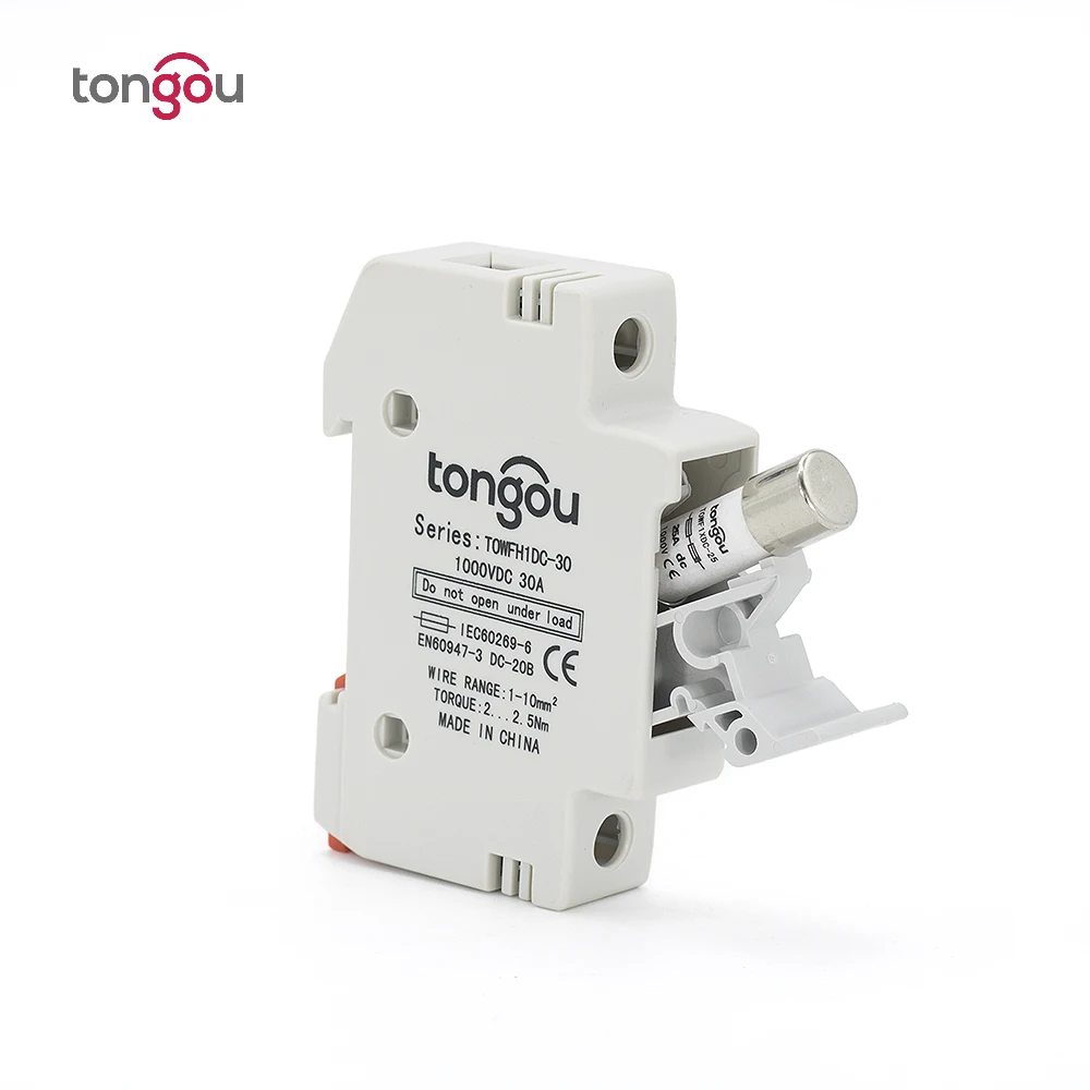Solar PV String Fuses 15A DC protection up tp 1000Vdc pair of holder+fuse Solar PV String Fuses 15A DC protection up tp 1000Vdc pair of holder+fuse