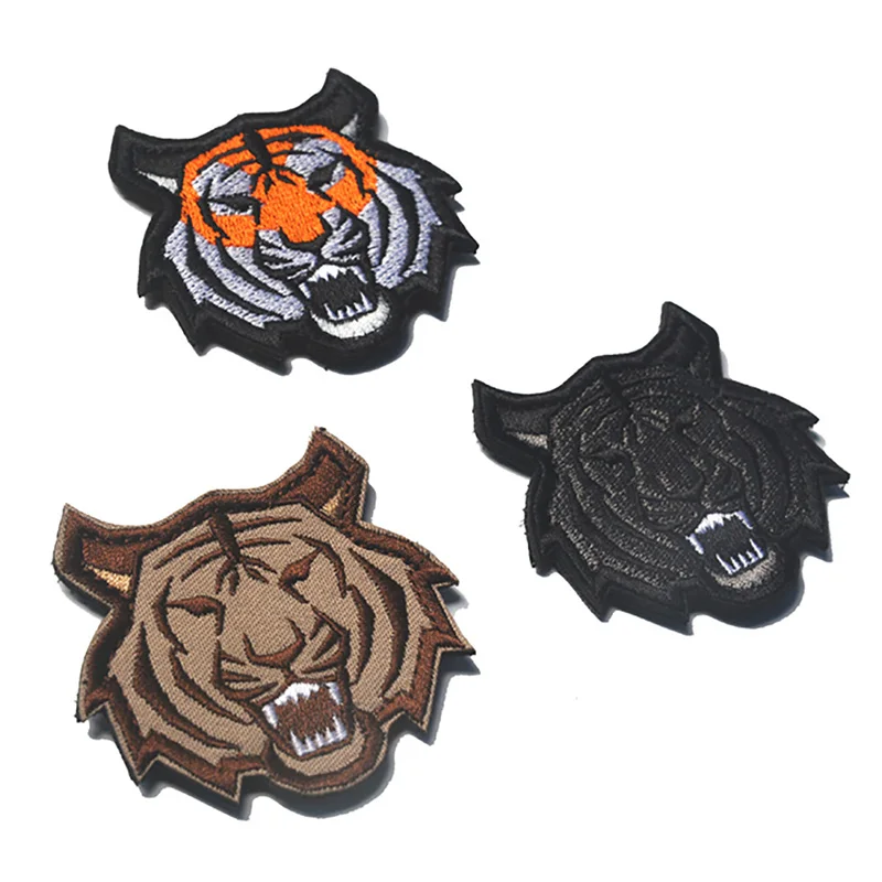 Hunting Bag Accessories Emboidery Wild Animal Hook and Loop Fastener Stickers DIY Bag Decoration Accessories