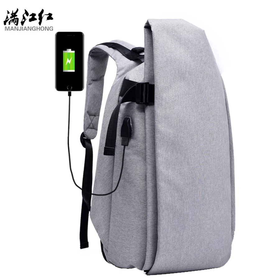 

MANJIANGHONG Hot Selling USB Design Backpack High Capacity Travel Backpack Duffle Bag Rucksack School Backpack Anti-theft