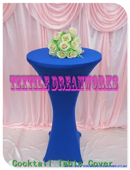 

31 Colors Lycra/Spandex Cocktail Table Cover/Tablecloth for Wedding/Hotel/Banquet/Party decor&textile-Factory direct sales