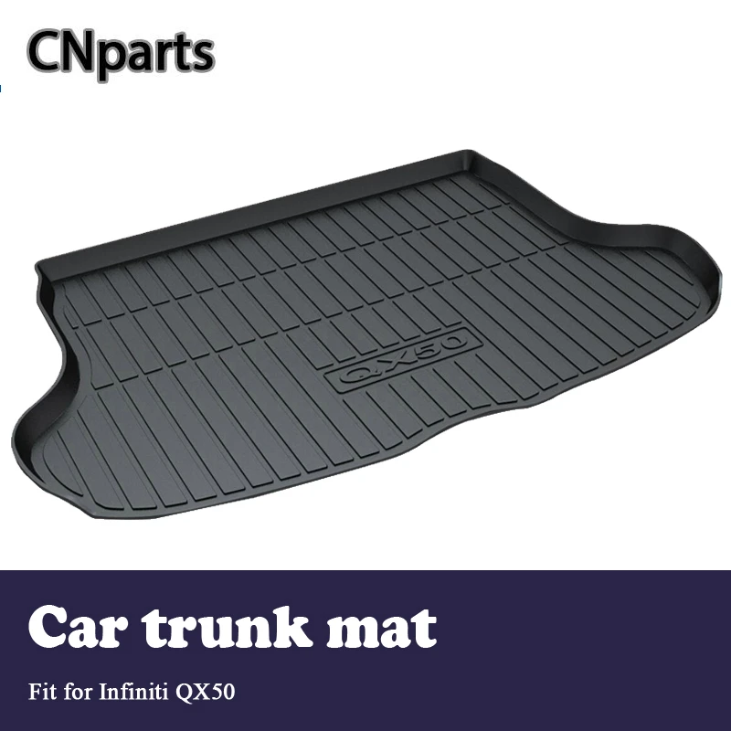 

CNparts 1Set Car Cargo rear trunk mat For Infiniti QX50 Car-styling Boot Liner Tray Waterproof carpet Anti-slip mat Accessories
