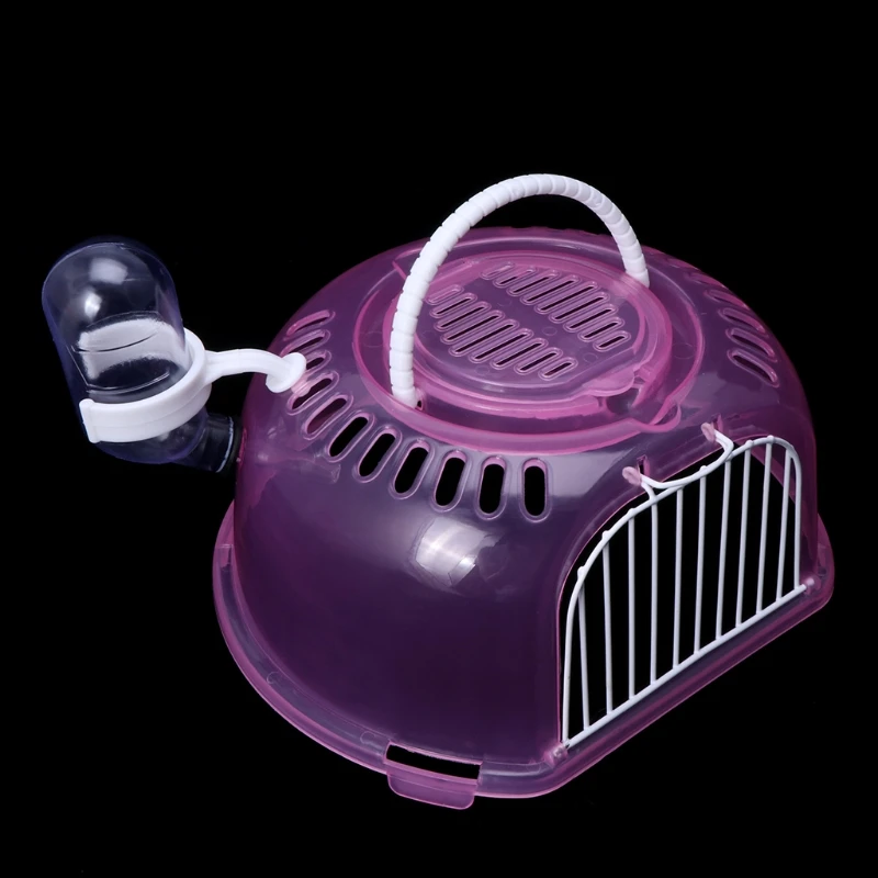 Gaiola de hamster, viagem portátil, dupla camada,