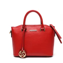 Настоящие кожаные женские сумки Чистый цвет большой емкости Сумка для женщин известный бренд роскошных натуральная кожа сумка