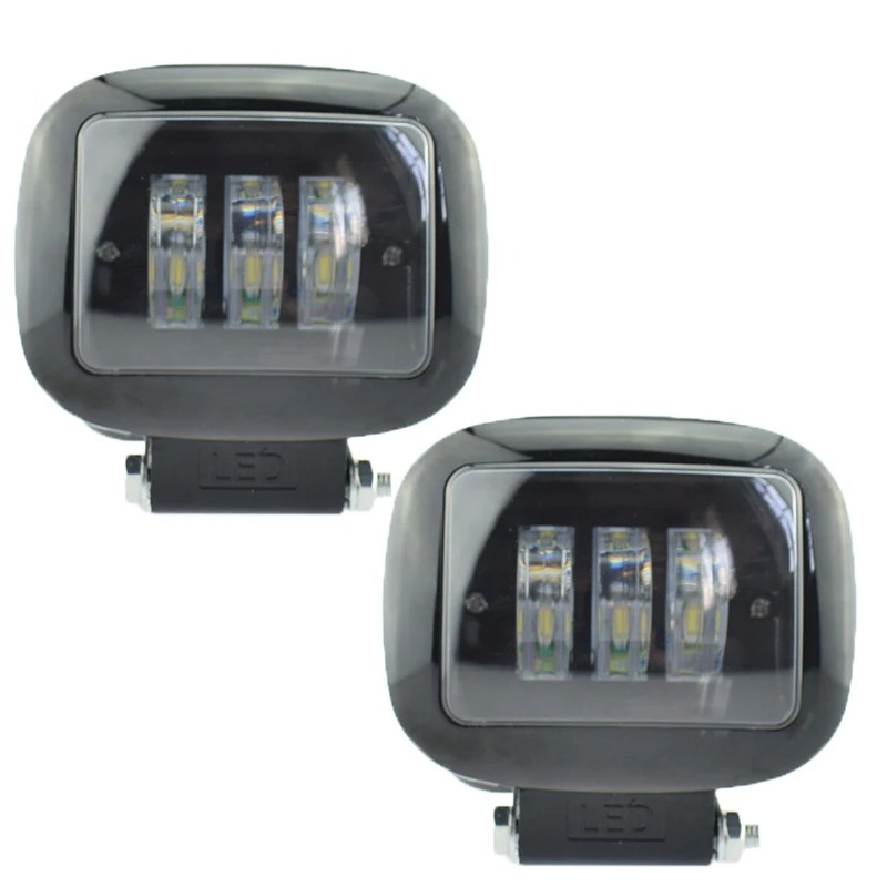 1Pair motorbike 12V 50W headlamp Mot 6500K white lighting auxiliary