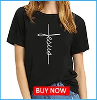 Хлопковая женская футболка с коротким рукавом и круглым вырезом, забавные летние топы, футболка "Вера", одежда с христианским Иисусом, женская футболка