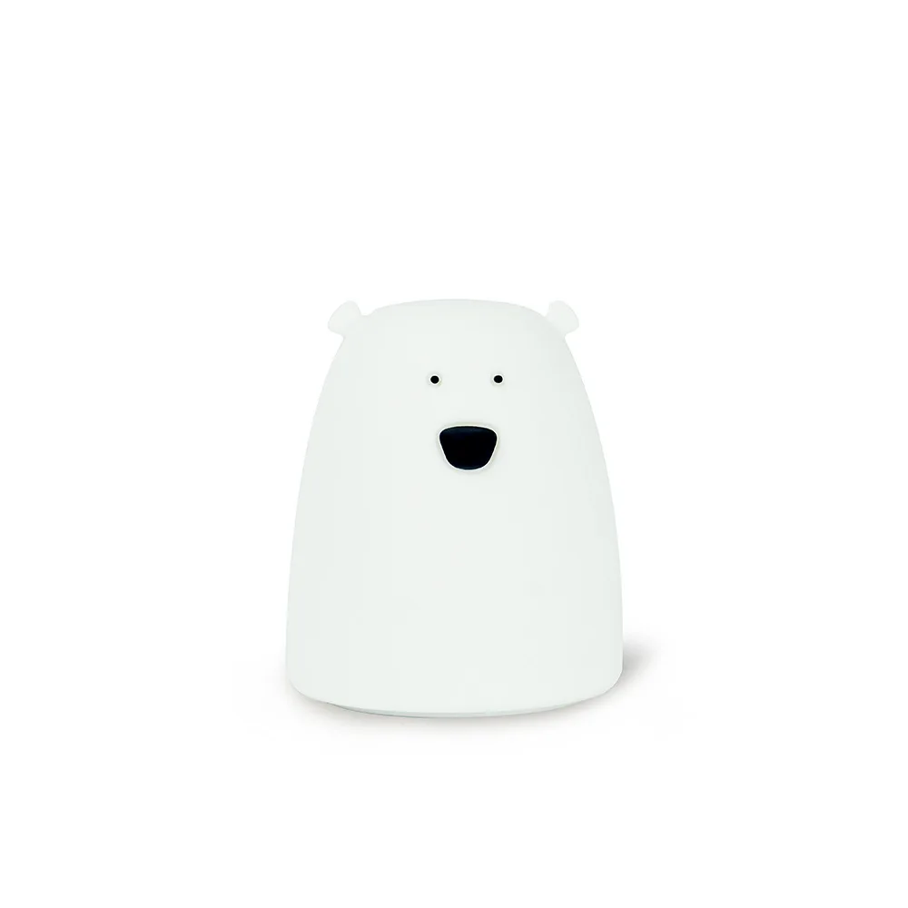 Cute Bear Silicone LED Night Light Lamp Children Bedroom Color Changing Night Lamps  LED Bedside Light for Children Kid Baby Toy Gifts (8)