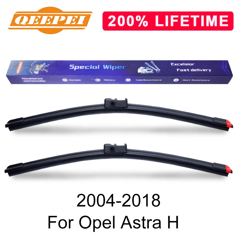 Сменные щетки стеклоочистителя QEEPEI сменные резиновые для Opel Astra H 2004