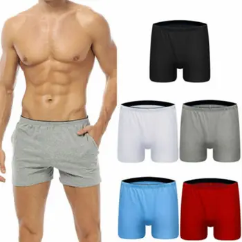 

Fashion Breathable Men Shorts Cotton Casual Gym Sports Running Sleep Short Pants M-2XL