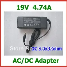 Замена адаптер переменного тока 19 В 4.74A 90 Вт DC 5,0x3,0 мм Питание ноутбука Зарядное устройство для hp с AC кабель Высокое качество