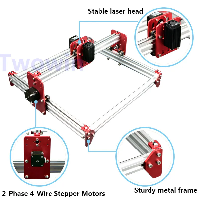 BENBOX A3 лазерный DIY станок, BENBOX программное обеспечение, лазерный полностью металлический каркас гравировальный станок, мини лазерная гравировка, усовершенствованная машина
