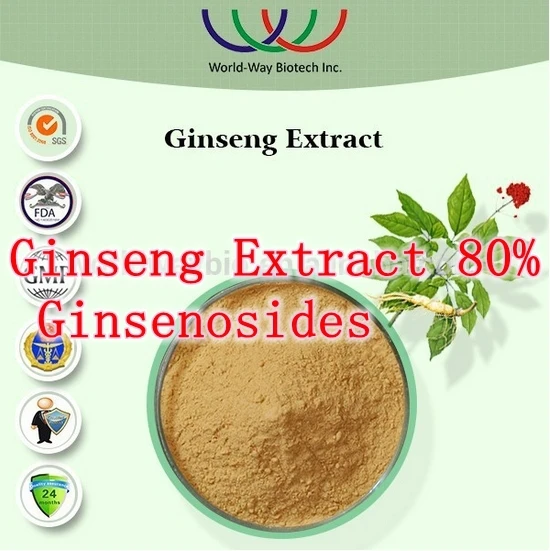 

Hotsale Chinese Ginseng Extract 80% Ginsenosides 500mg x 200capsule improve energy& vitality free shipping