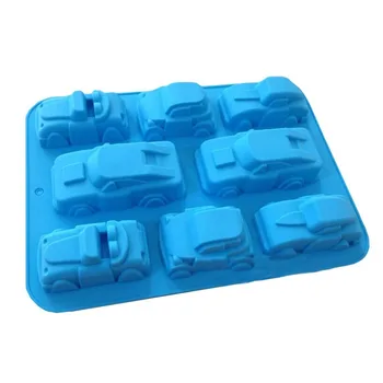 

Car Model Silicone Mold Fondant Cake Decor Soap Clay Molds DIY Chocolate Candy Cookie Pudding Ice Mould Bakeware Baking Tool