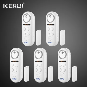 

KERUI WD3 WIFI Door Alarm System APP Control Home Security Alarm 120dB Window Sensor Password Burglar Alert Security System