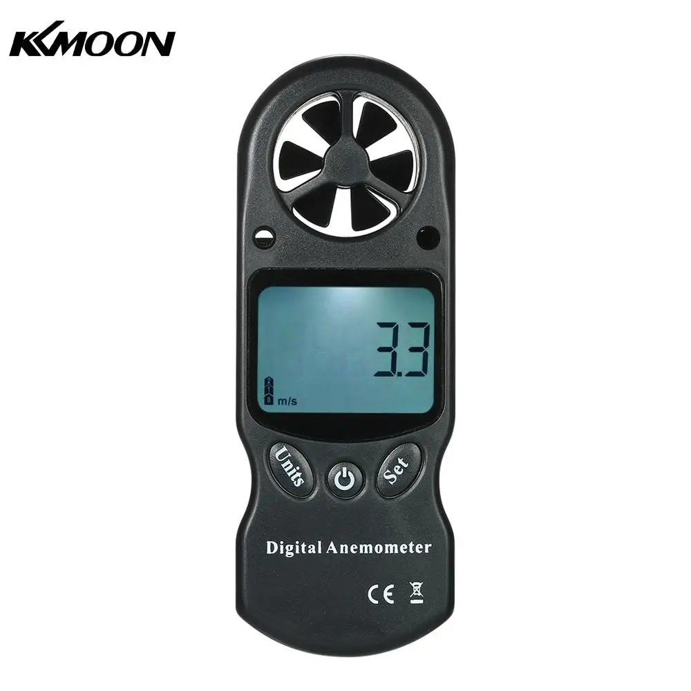 

8 in 1 Digital Anemometer Wind Speed/Temperature/Humidity/Wind Chill/Heat Index/Dew Point/Barometric Pressure/Altitude Meter