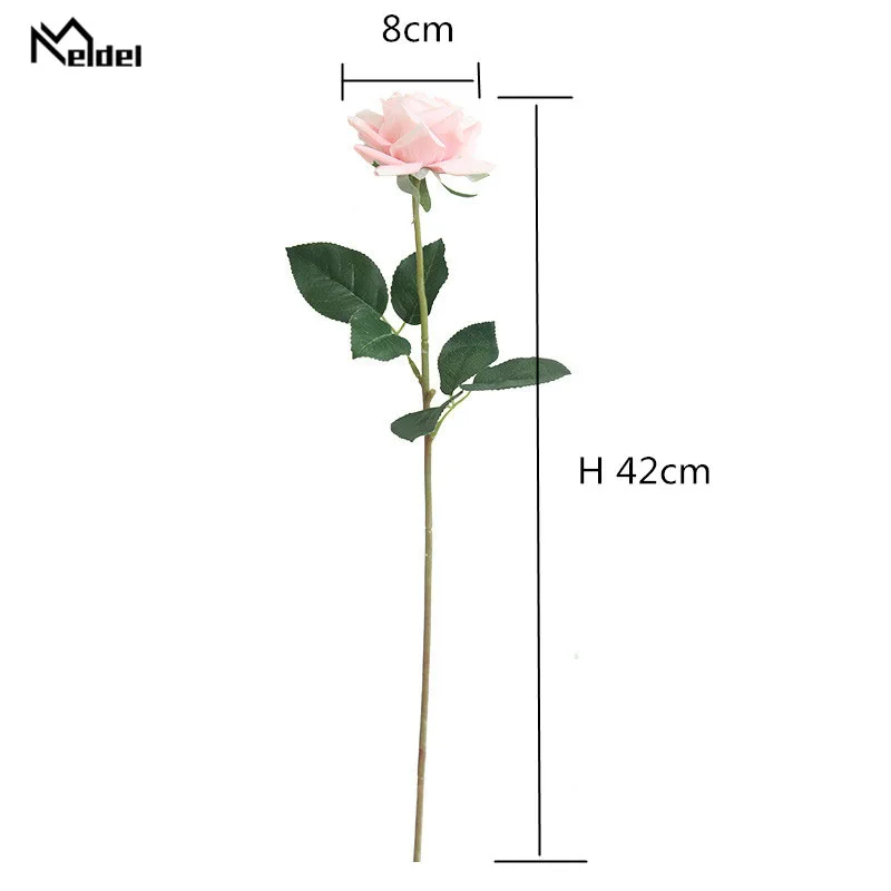 Real touch roses artificial flower wedding home decoration  (43)