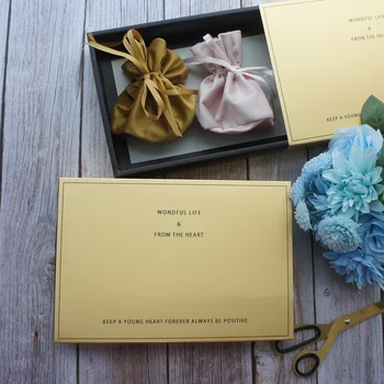

25.5*17*5cm pcs gold black Paper Box As Macaron Chocolate Mooncake Cookie Wedding Birthday Party Gifts Packaging