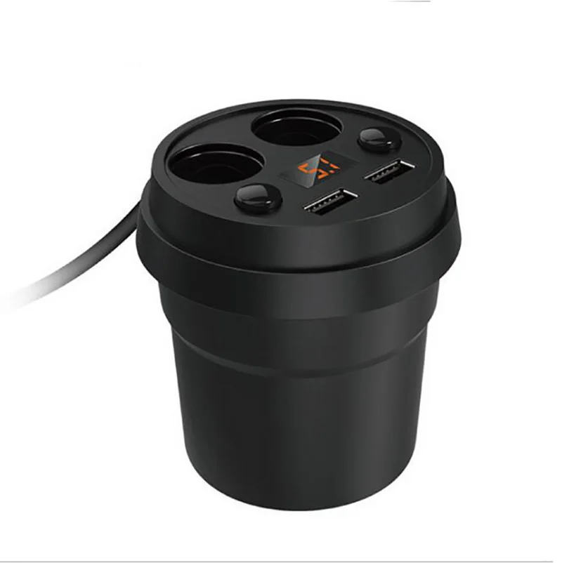 Автомобильное зарядное устройство с двумя USB портами и прикуривателем 5 в 3 1