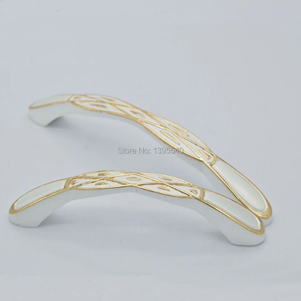 New 128mm White Handles Drawer Knobs Euro Style Bedroom