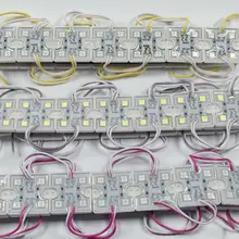 Светодиодный 5050 4 Светодиодный модуль 12 в водонепроницаемый квадратный светодиодный модуль освещения, белый, теплый белый, зеленый, синий, красный, RGB