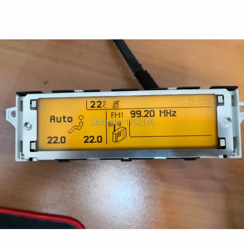 Оригинальный Автомобильный Желтый экран с поддержкой USB + Bluetooth 2 зоны монитор