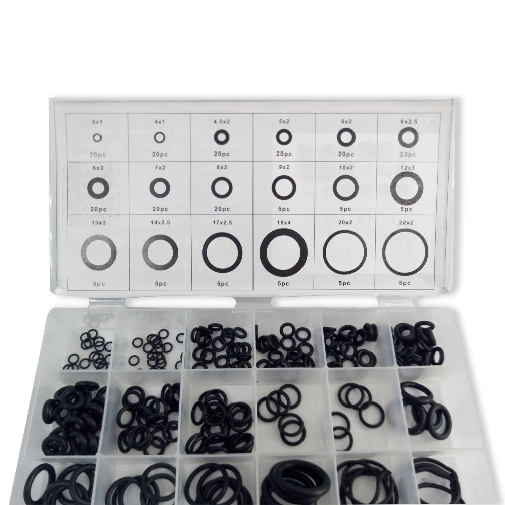 smoke sensor AC9000 Acecare O-rings PCP Paintball Silicone Black Gasket/Rubber Replacements Sealing 18 Sizes/225pcs with Plastic Box Black black smoke detector