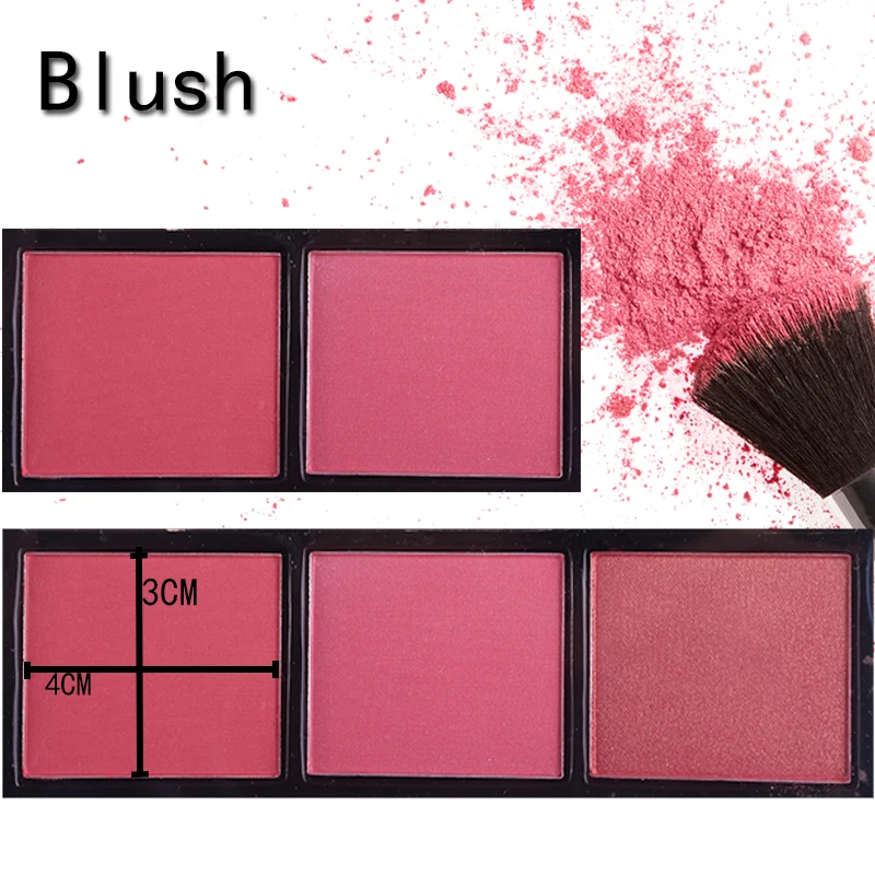 Kits de Maquiagem Batom em pó Conjunto com Caixa de Maquiagem Profissional Shimmer Fosco Glitter Sombra Maquiagem Conjunto Caixa Blush Cosméticos Ferramenta 12 sombra maquiagem conjunto caixa batom em pó