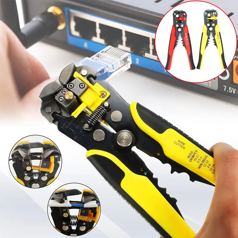 

Metal 5 in 1 Crimping Pliers Portfolio Tools Coaxial Cable Durable Practical Sturdy Wire Stripper Tool
