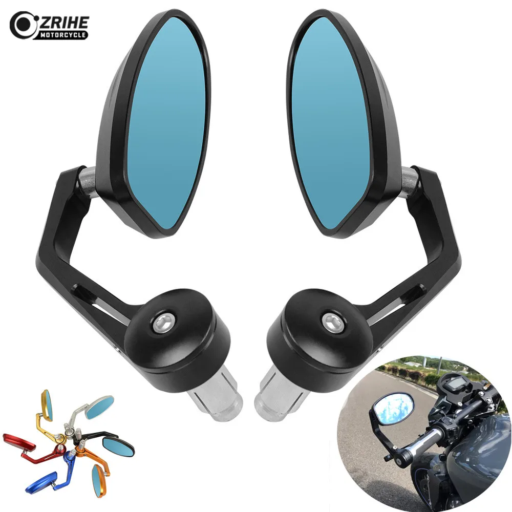 Universal Motorcycle Mirror View Side Rear Mirror 22mm Handlebar grips For BMW R1200GS ADVENTURE K1600 GT GTL R1200R RT R1200S