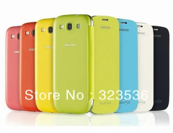 100pcs/lot New Slim Side Flip cover Leather Case for Samsung Galaxy S3 S III 3 i9300 with Retail package +DHL free shipping |