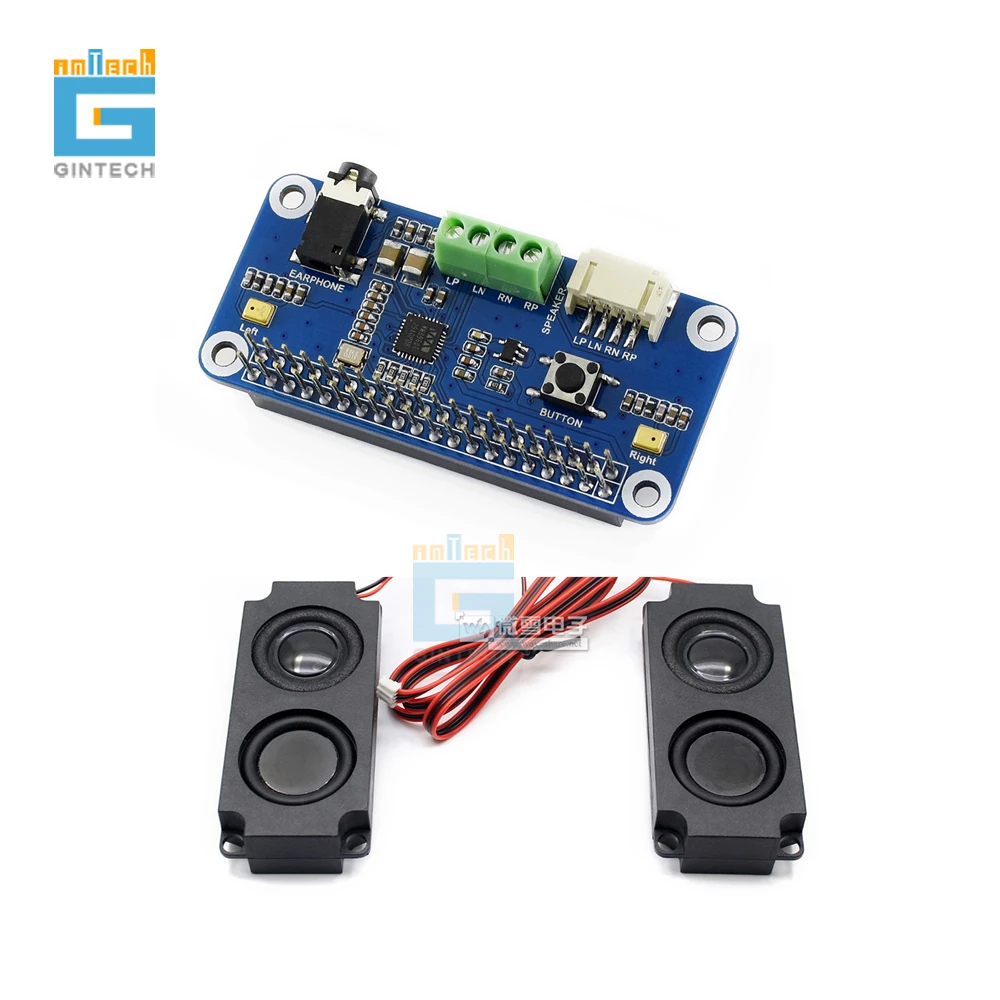 WM8960 Audio Decoder Module Shield For Raspberry Pi High Fidelity Sound Card Kit WM8960 Audio Decoder Module Shield For Raspberry Pi High Fidelity Sound Card Kit