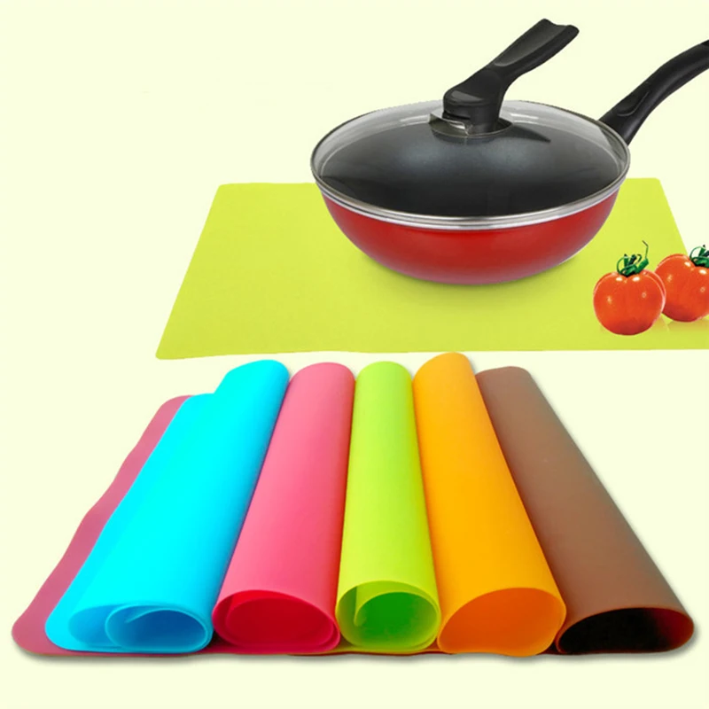 1Pcs Silicone Mats Baking Liner Best Silicone Oven Heat Insulation Pad Bakeware Non stick Thick