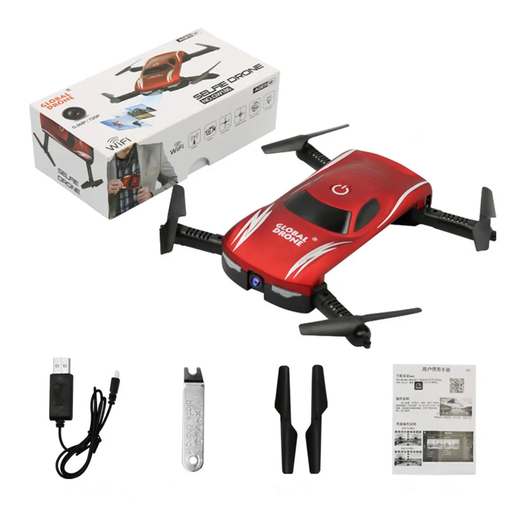 

Mini Foldable 2.4G 4CH Remote Control RC Drone Quadcopter Helicopter WiFi FPV HD Cam Air Pressure Hold 3D Rolling Voice Control