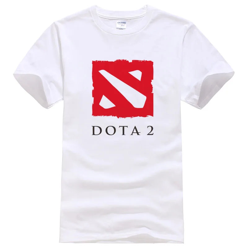 Футболка Defense of the Ancient Мужская футболка DOTA 2 Man мультиплеер хлопковая с o вырезом