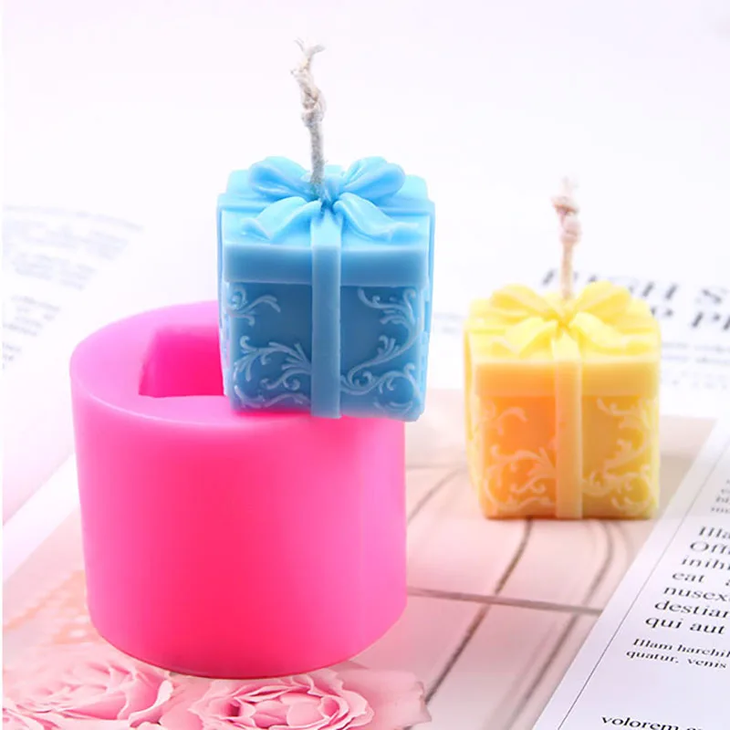 

New Year Gift Silicone Candle Molds for Soap Chocolate Candy Cake Decorating Tools Cake Mould Birthday Wedding Supplies