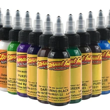 Татуировщик набор чернил 16 упак. татуировки и боди-арт Перманентный микроблейдинг пигмент татуировки