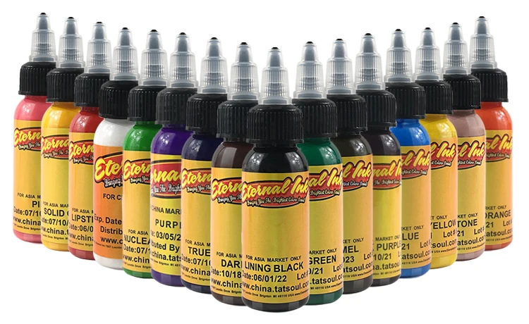 

Tattoo Artist Ink Set 16 Pack Tattoo & Body Art Permanent Microblading Tattoo Pigment