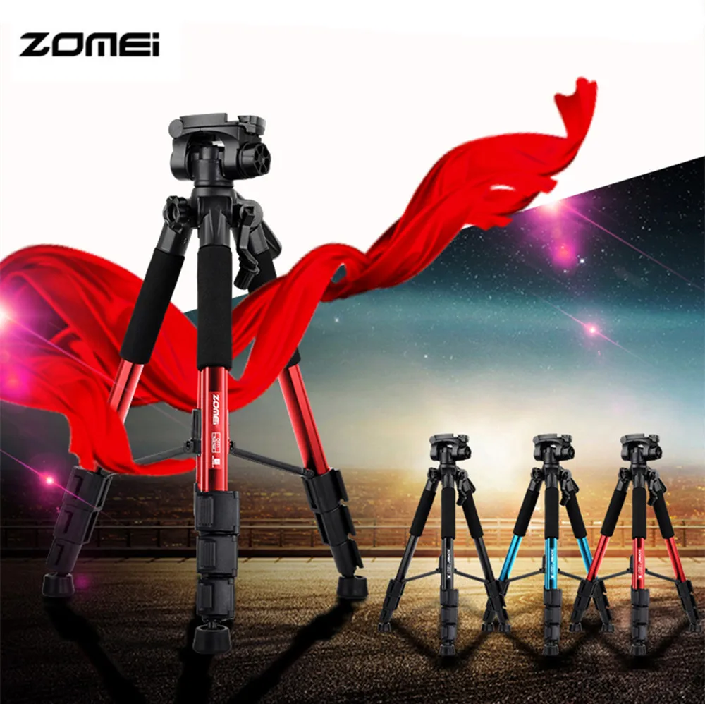 

Original Zomei Q111 Portable Professional Tripod Camera Legs Lens Lightweight Pro Aluminium Holder Tripe Tripod Stand for Camera