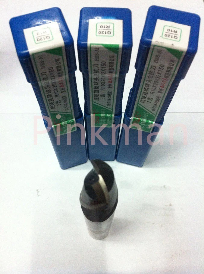 

5pcs R3 HSS Aluminium Two Flute Ball Nose End Mills Cutter CNC Bit
