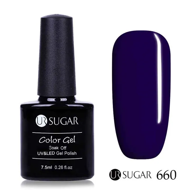 Ur Sugar Фиолетовый Красный гель лак для ногтей 7,5 мл УФ Гель-лак для ногтей художественное оформление ногтей маникюр гель лак дизайн - Цвет: 916-12