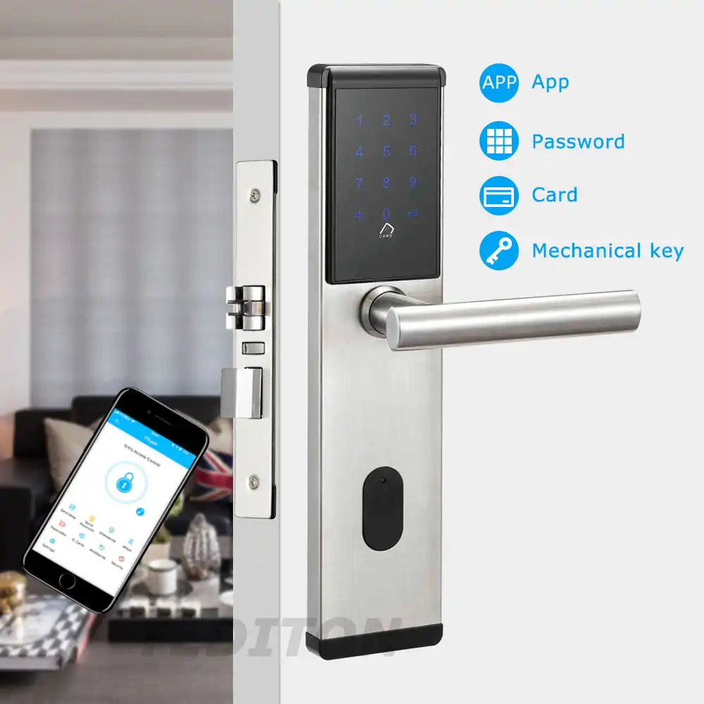 Electronic Door Lock Smart Bluetooth Digital App Wifi Keypad Code