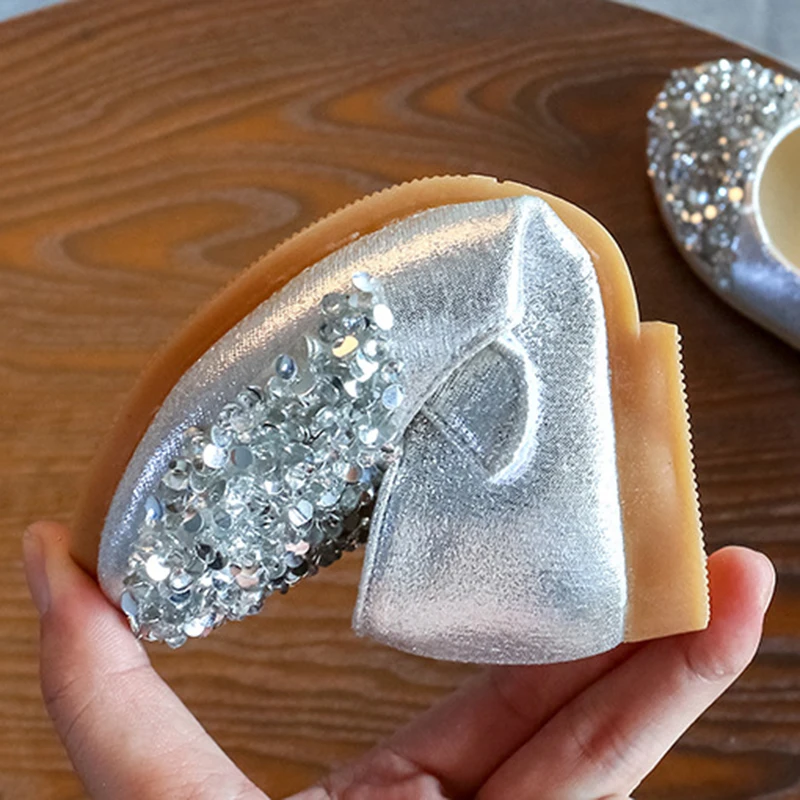 COZULMA/Детские блестящие туфли из искусственной кожи для девочек Вечерние Детская