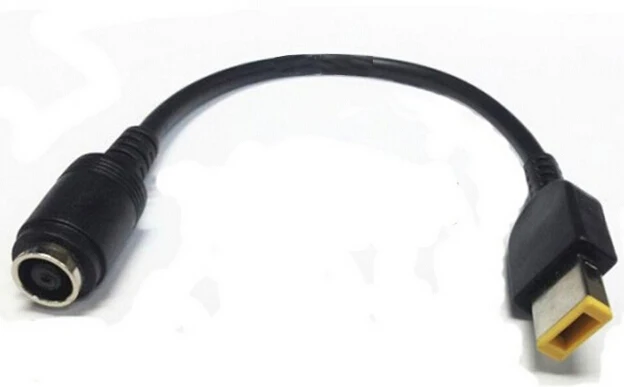5pcs for IBM Lenovo Laptop DC Connector Cable 7.9*5.5mm to Rectangle Yoga Convertor