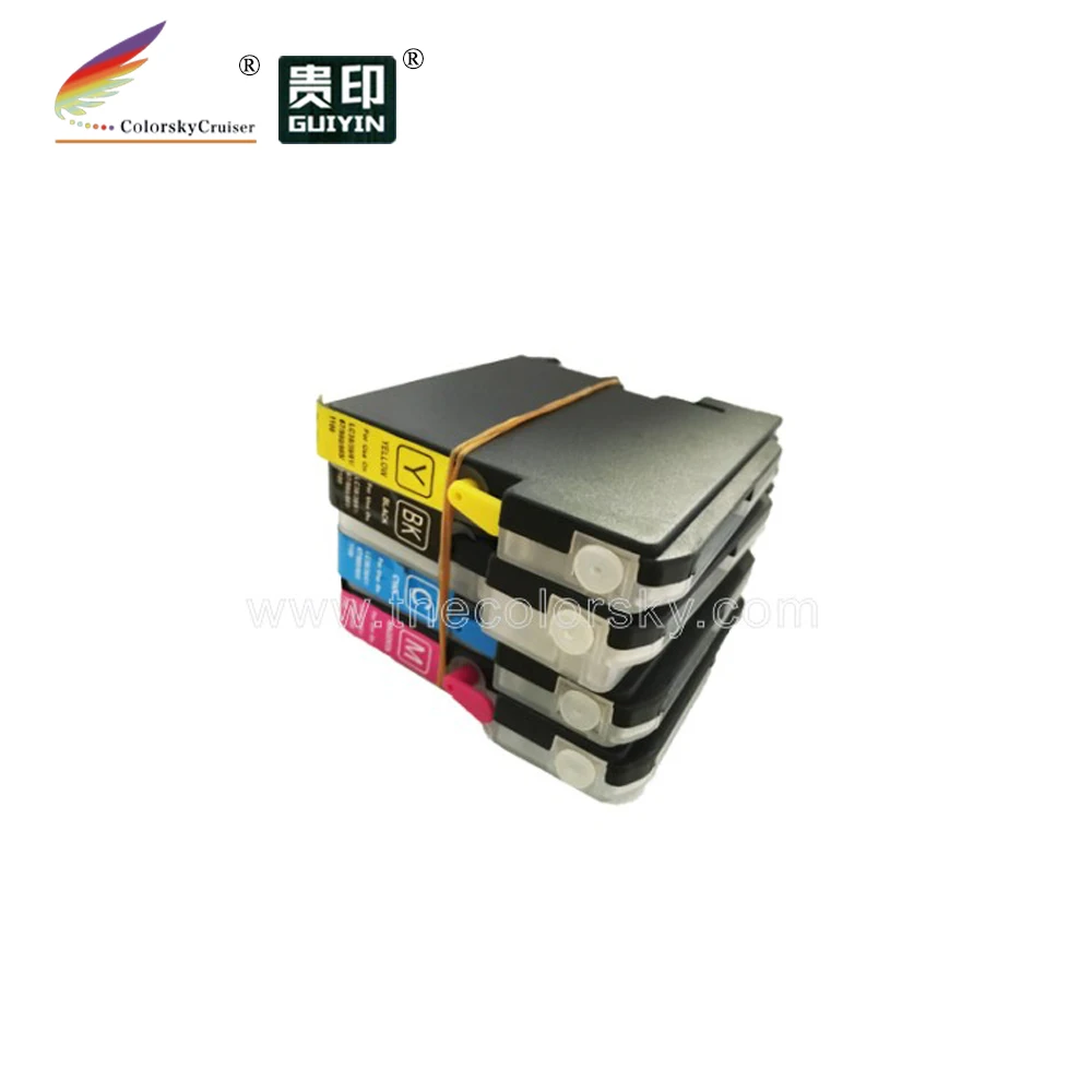(RCB LC39L) Заправляемый многоразовый чернильный картридж для Brother DCP J125 J315W J515W MFC J265W