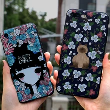 

for iPhone X XS Max XR 7 plus 6 6s plus silicone 8 8plus frosted soft shell 3D Embossed carvings Three-dimensional phone case