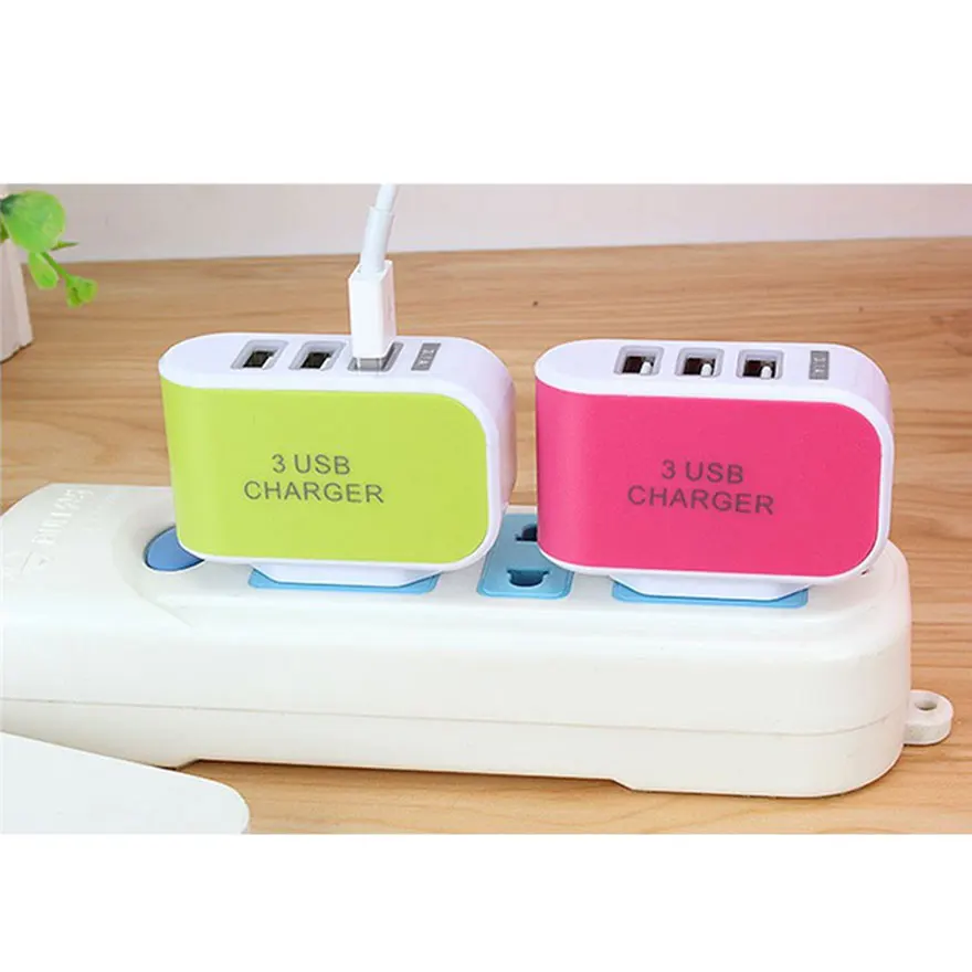 Универсальное сетевое зарядное устройство с 3 USB портами А|travel adapter|travel usb adapteradapter
