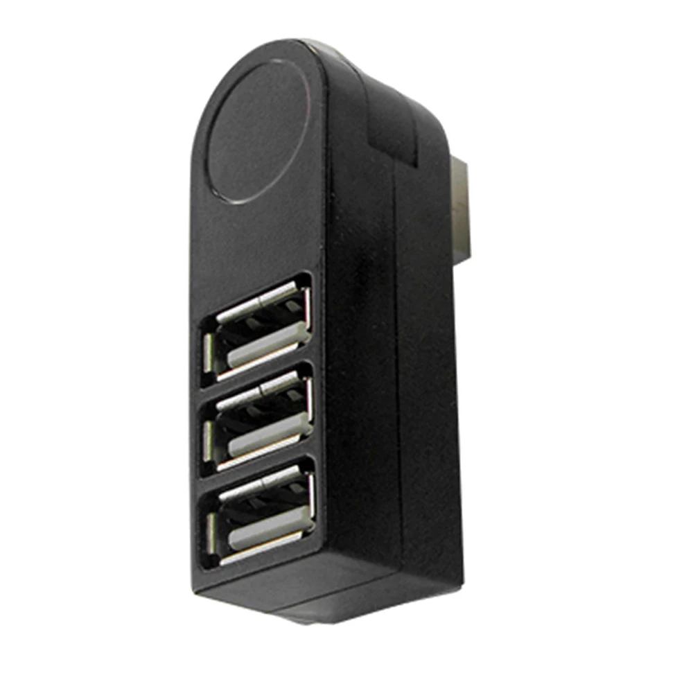 1pcs 270° Rotatable High Speed 3 Ports USB HUB 2.0 USB Splitter Adapter for Notebook Tablet Computer PC Peripherals 2019 NEW