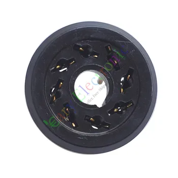 

Wholesale and retail 4pc 8pin Gold Bakelite vacuum tube socket valve EL34 KT88 6550 6SN7 audio radio free shipping