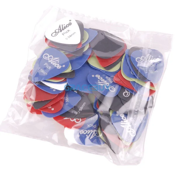 Alice 100pcs Single/ Multi Thickness Guitar Picks Plectrum Assorted Colors Guitarra Puas Palheta Musical Instrument 28 Alice 100pcs Single/ Multi Thickness Guitar Picks Plectrum Assorted Colors Guitarra Puas Palheta Musical Instrument 28